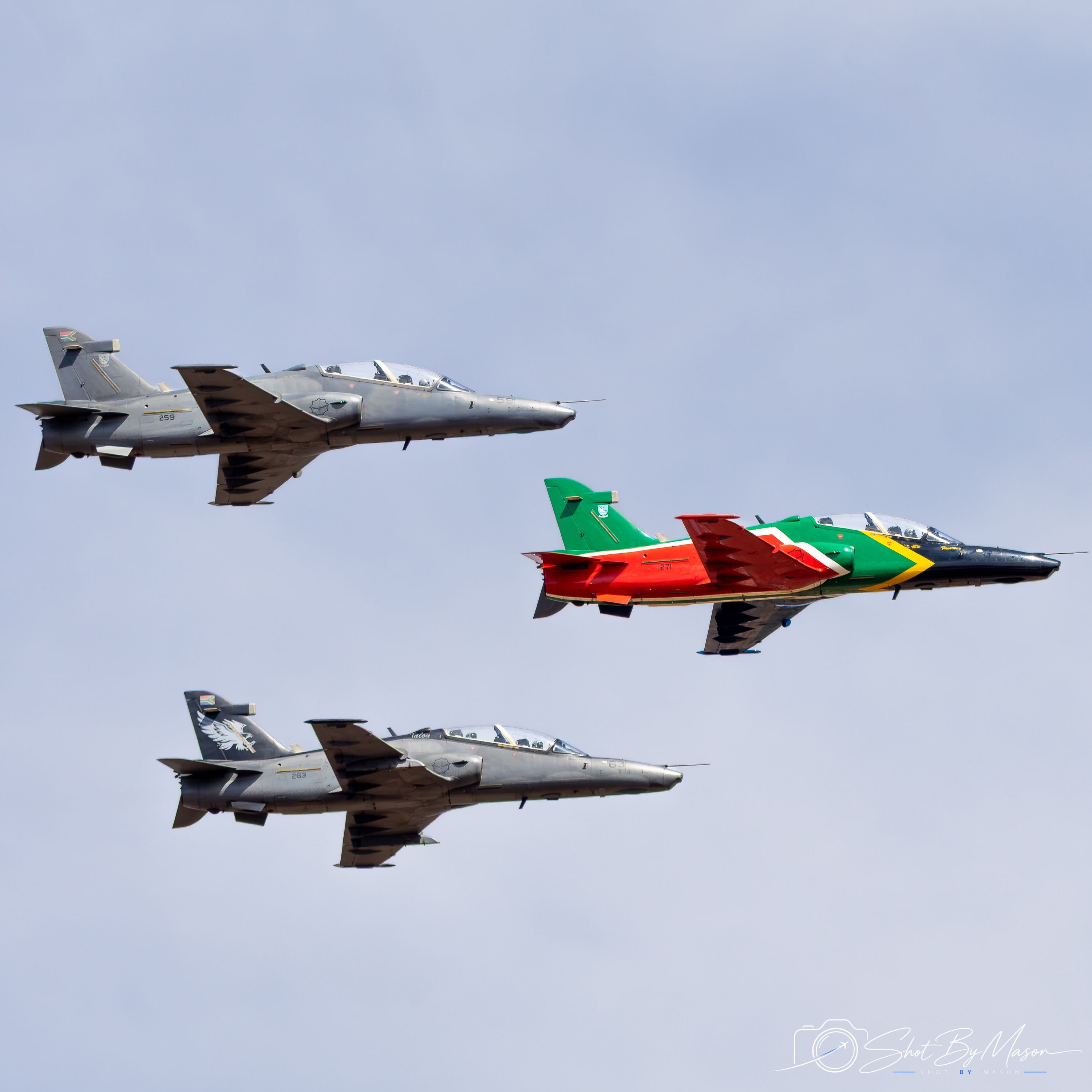 South African Air Force Formation. Photograph by Mason Stretch