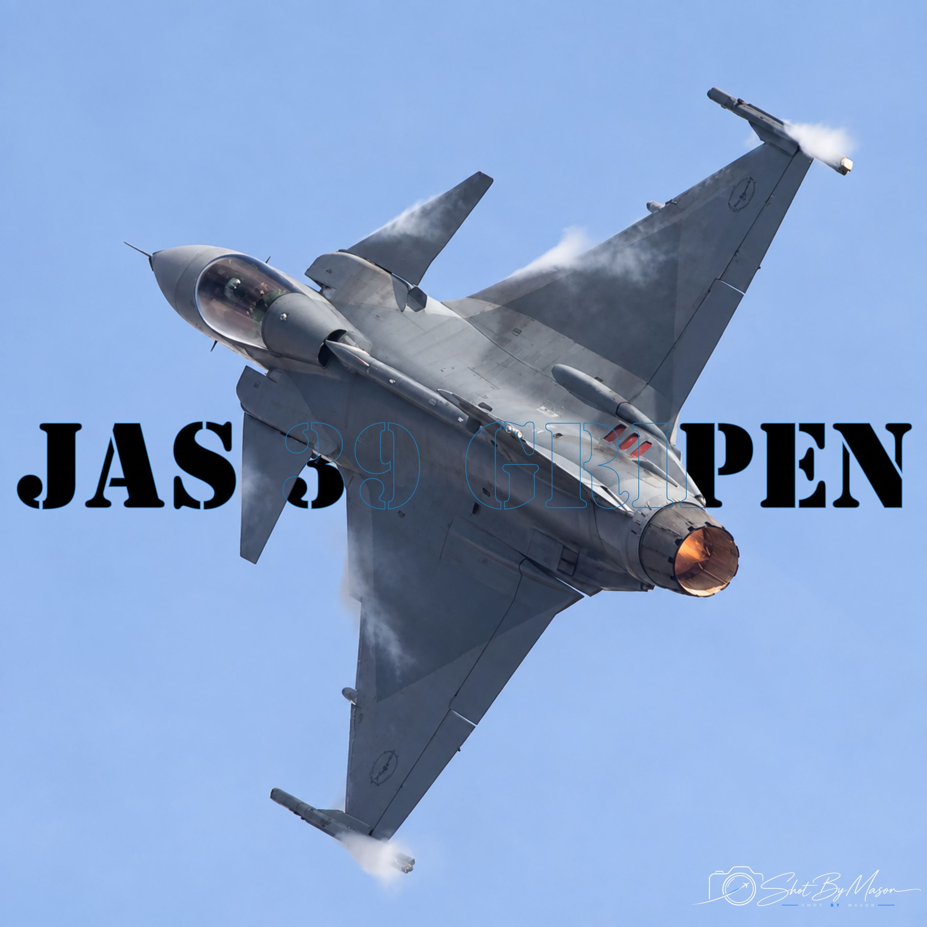 JAS 39 Gripen Poster Design. Photograph by Mason Stretch